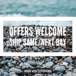 All offers welcome!